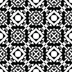 Abstract background with black and white pattern. Unique geometric vector swatch. Perfect for site backdrop, wrapping paper, wallpaper, textile and surface design. 