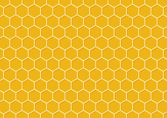 Bee comb pattern vector. Bee comb pattern wallpaper. free space for text. copy space.