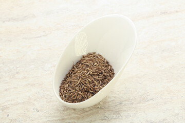 Zira seeds in the bowl