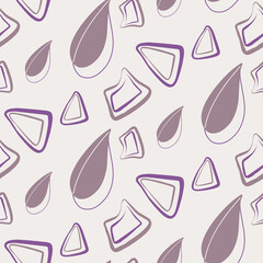 Abstract seamless pattern with decorative elements.