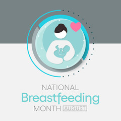 National Breastfeeding month is observed every year in August, Breast milk contains antibodies that help baby fight off viruses and bacteria. It protects against allergies, sickness, and obesity.