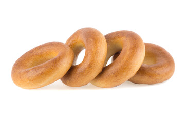 Bagels isolated on a white background