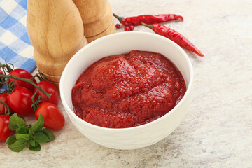 Natural organic pure tomato pasta