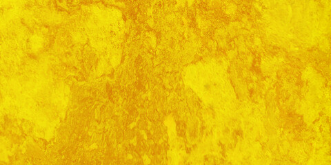 Abstract painted texture of yellow wall, Yellow cement wall texture with space for text, Antique Bright yellow paper texture with blurry grunge texture.