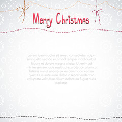 Merry Christmas and Happy New Year background template