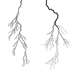 dramatic stormy sky with dark clouds, lightning flashes over the night sky. Concept on the theme of Severe Weather, natural disasters, hurricane, typhoon, tornado, storm, natural basis for designer