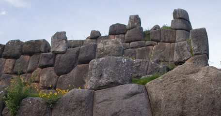 Sacsayhuaman masonry in cusco Peru