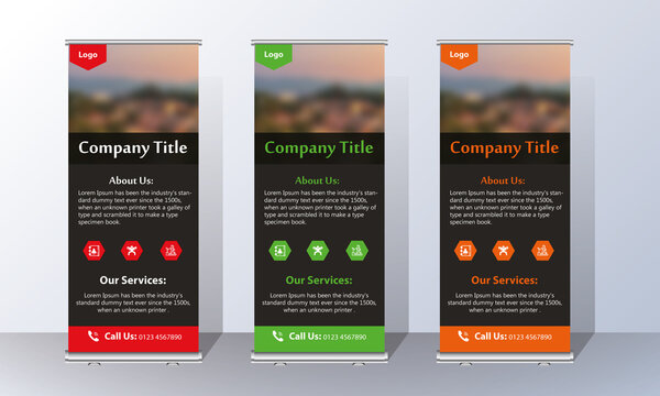 Fitness-Roll-up-banner-design-stand-Roll-up-banner-editable-file