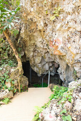 A beautiful panoramic view of Vang Vieng city in Laos.