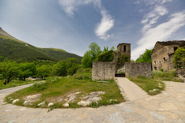 Escuain Church in Ordesa National Park