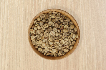 coffee beans and ground coffee beans
