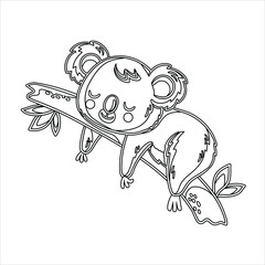 Cute   Elephant coloring book page , Animal coloring Page Elephant 