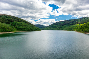Wanderung rund um die Talsperre Leibis-Lichte bei Oberweißbach - Thüringen - Deutschland