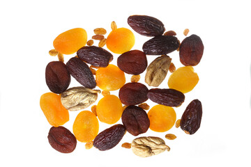 white background figs, apricots, grapes, fruit,