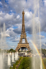 Eiffel Tower, the most iconic landmark of Paris. - 507902670
