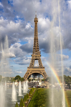 Eiffel Tower, the most iconic landmark of Paris.