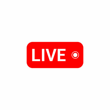 Live stream icon vector illustration