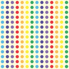 Circles of rainbow colors. Seamless background for any use.