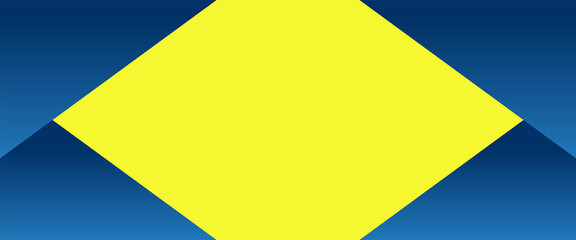 Abstract and illustration of a blue and yellow poster or banner. Design for background, graphics and art. Hipster pattern and background wallpaper. Vector