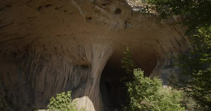 Prohodna cave - a karst cave in north central Bulgaria, part of the Iskar-Panega geological park.