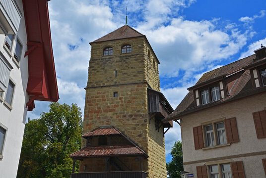 Der Pulverturm in der Altstadt von Zofingen, Kanton Aargau