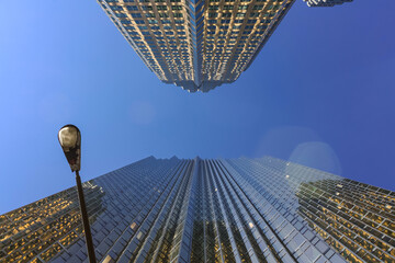 Modern office buildings