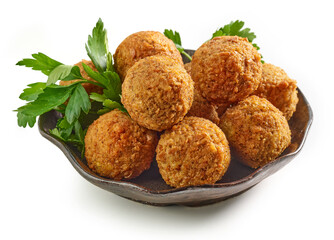 bowl of falafel balls