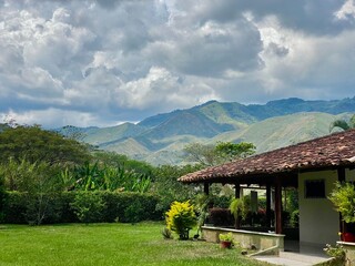 Hacienda in the mountains 