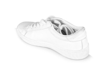 shoe white isolated on white background