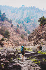 Obraz premium hiking in the mountains