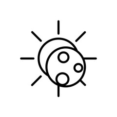 ZAĆMIENIE SŁOŃCA - SYMBOL © KR Studio