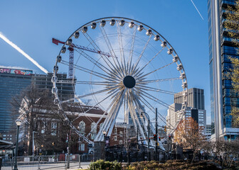 Atlanta Skyview on Blue Sky