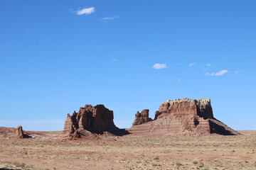 Rock formations in southern Utah