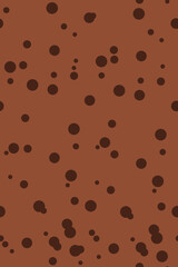 Chocolate pattern. Bright food card. Chocolate pattern background. Vector illustration