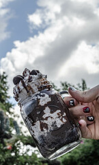 bebida de crema oreo con cannabis