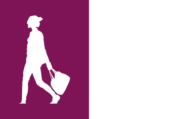 Collage femenino Magenta