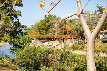 A beautiful panoramic view of Vang Vieng in Laos.