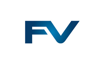 FV linked letters logo icon