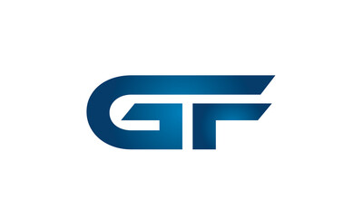 GF linked letters logo icon