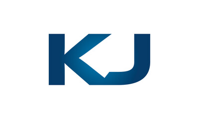 KJ linked letters logo icon