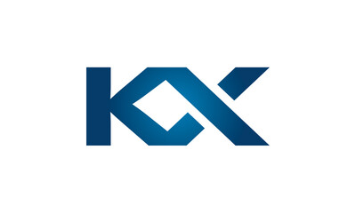 KX linked letters logo icon