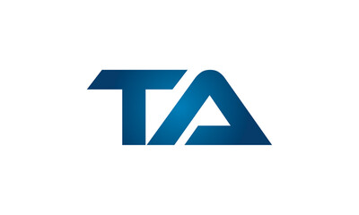 TA linked letters logo icon