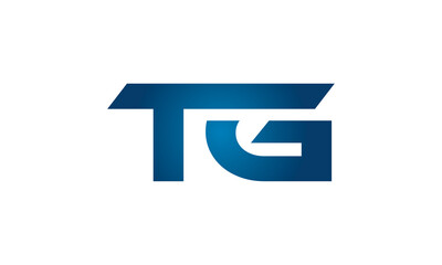 TG linked letters logo icon