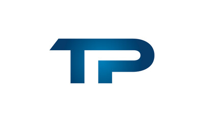 TP linked letters logo icon