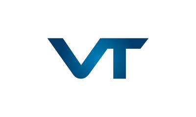 VT linked letters logo icon