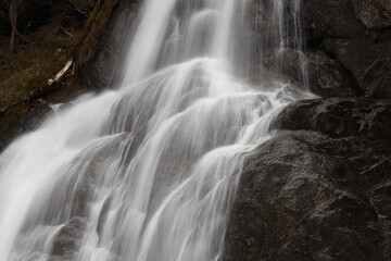 beautiful waterfall in the forest