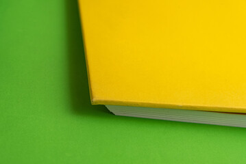 Physical paper book over background - closeup