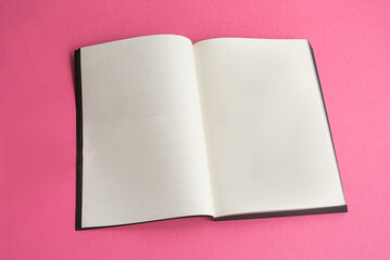 Physical paper book over background - closeup