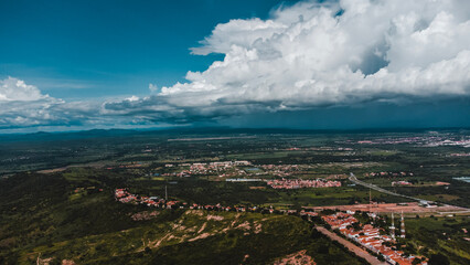 Juazeiro do Norte Cariri Ceará Cidade Sertão Nordeste Estátua Padre Cícero Colina Horto Paisagem Igreja Museu Religião Religioso Chapada Araripe Religiosidade Popular Drone Aéreo