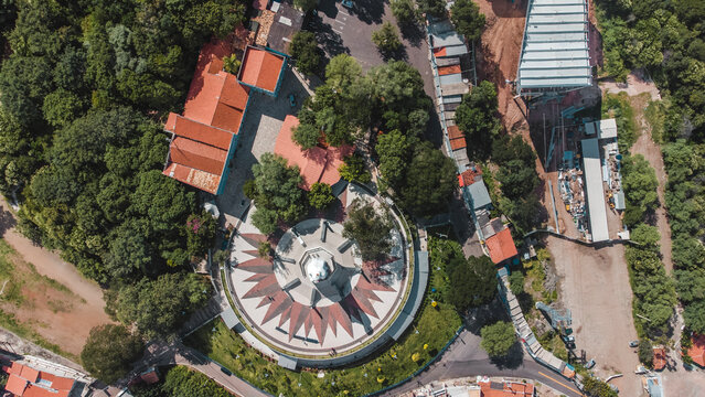 Juazeiro do Norte Cariri Cear&aacute; Cidade Sert&atilde;o Nordeste Est&aacute;tua Padre C&iacute;cero Colina Horto Paisagem Igreja Museu Religi&atilde;o Religioso Chapada Araripe Religiosidade Popular Drone A&eacute;reo